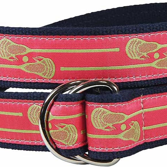 The Belted Cow Accessories - BRAND NEW D-ring lacrosse belt, CORAL color